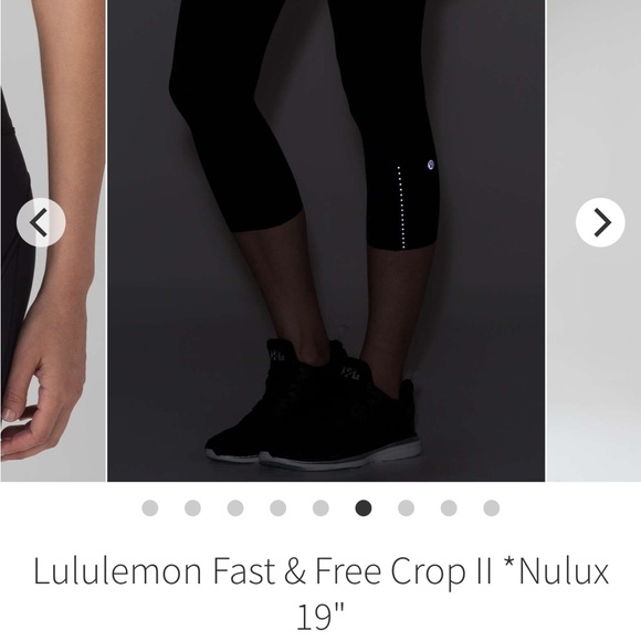 Lululemon Fast and Free Crop - Picture 2 of 7